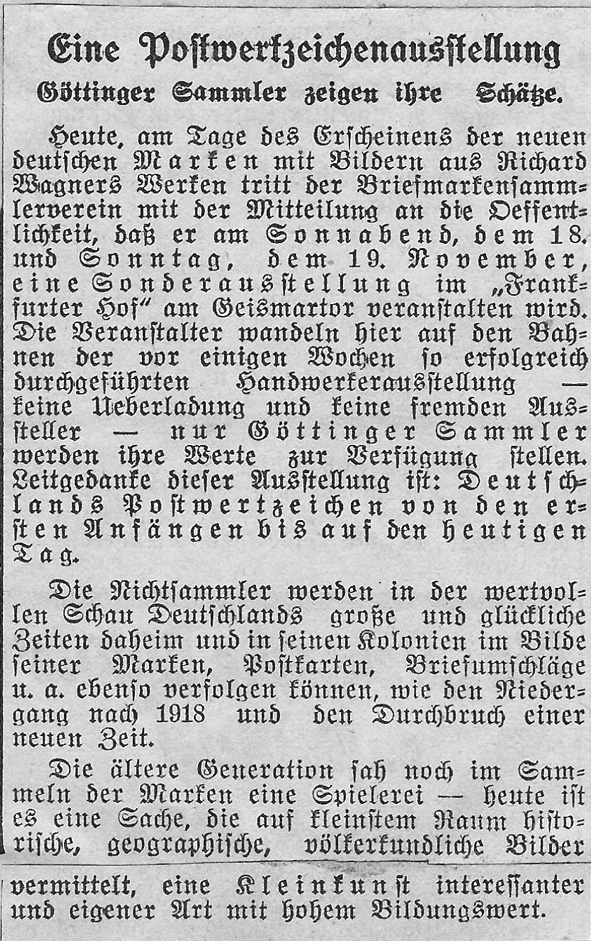 1933 Nov Gtt.Zeitung